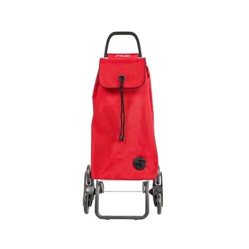 Rolser - Chariot de course 6 roues, IMAX MF - Rouge