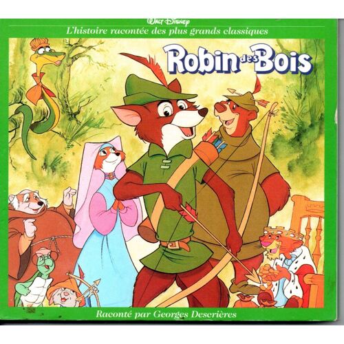 Robin Des Bois Raconte Par Georges Descrieres Cd Walt Disney