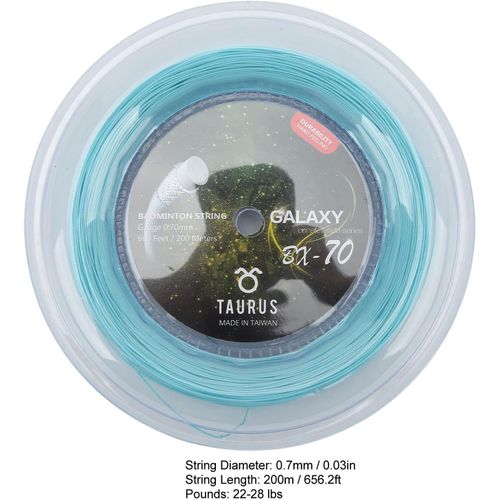 Corde De Raquette De Badminton,200m Corde De Badminton Élastique De 0,7mm De Durabilité Ligne De Badminton Pour Raquettes De Badminton Volants