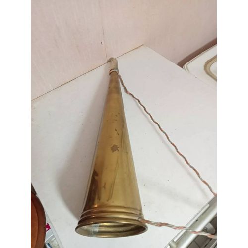Cor De Chasse En Laiton Longueur 33 Cm Sans Sifflet