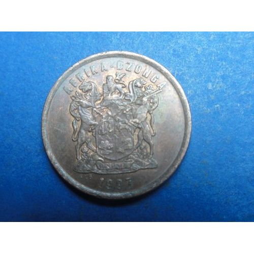 Afrique Du Sud 5 Cents En Tsonga - Afrika-Dzonga- 1997