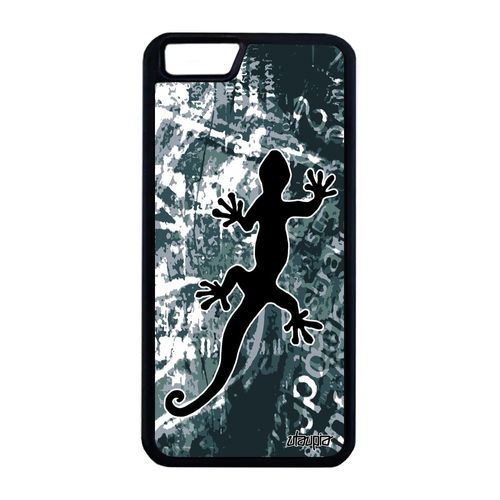 Coque Iphone 6 6s Plus Silicone Salamandre Street Art Housse Gris Lezard A Iphone 6 Plus Iphone 6s Plus