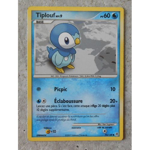 Pokémon - Tiplouf - Diamant & Perle 93/130
