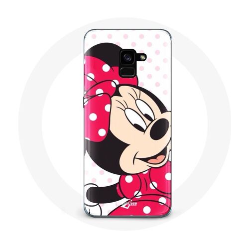 Coque Pour Samsung Galaxy A8 Plus Minnie Mouse Dessin Animé Mignon