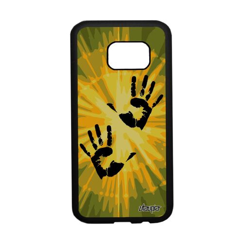 Coque Galaxy S7 Silicone Empreinte Main Street Art Housse Trace De Case Samsung Galaxy S7