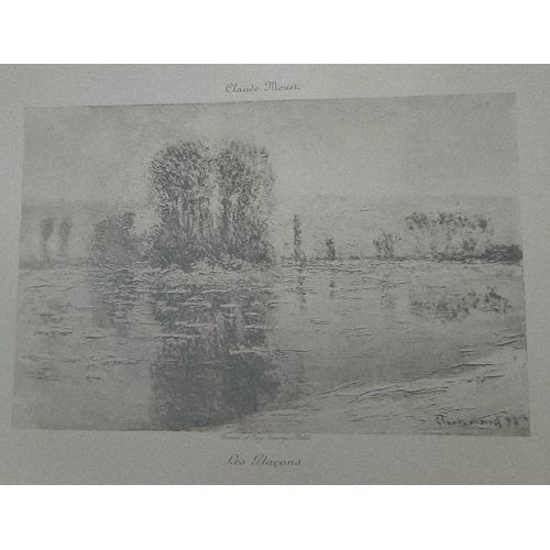Lithographie Ancienne N&B Reproduction D'Un Tableau De Claude Monet (Rare : Catalogue Henri Vever)