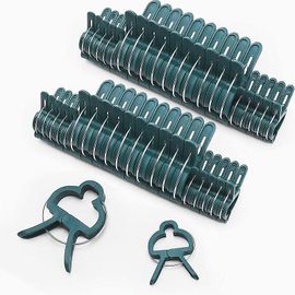 Clips Pour Plantes Grimpantes : 40 Clips Verts Pour Plantes Grimpantes Taille L - Aide À La Grimpe Pour Plantes Grimpantes Sur Tuteur Spirale Ou Tuteur Bambou