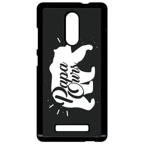 Coque Xiaomi Redmi Note 3 - Papa Ours Fond Noir - Noir