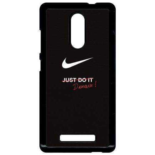 Coque Xiaomi Redmi Note 3 - Just Do It Demain - Noir