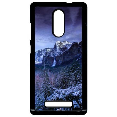 Coque Xiaomi Redmi Note 3 - Paysage Lunaire Montagne - Noir