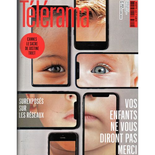Télérama 3829. Claudia Senik. Coline Hégron. Spécial Cannes 2023. Jean-Llouis Murat. Tina Turner. Sonia Mabrouk. L'île Rouge. Robin Campillo. Enfants Surexposés Sur Les Réseaux Sociaux.Naples Caravage