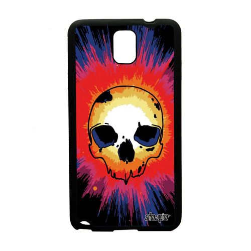 Coque Pour Samsung Galaxy Note 3 Silicone Tete De Mort Homme Case Crane Portable