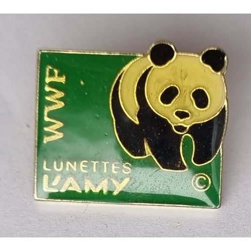 Pins Publicitaire Panda " Wwf - Lunettes L'amy "