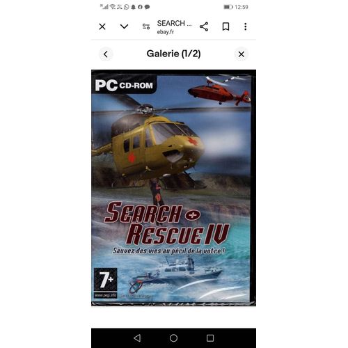 Jeu Pc Search Rescue Iv / 20/M2
