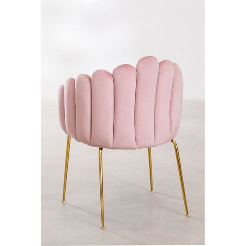 Lot De 4 Chaises De Salle À Manger En Velours Markina