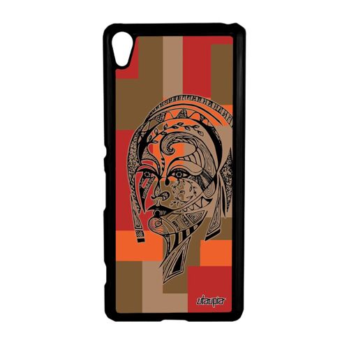 Coque Sony Xperia XA femme antichoc telephone cube fantaisie feerique Marron de