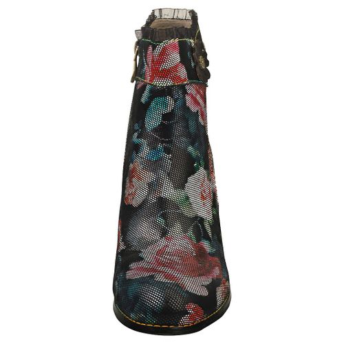 Bottines Laura Vita Gicgaso Femme - Cuir Noir Multicolore - 39