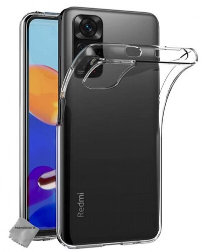 Housse etui coque silicone gel fine pour Xiaomi Redmi Note 11 4G / Redmi Note 11S + verre trempe - TRANSPARENT TPU