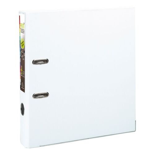 Exacompta Lot De 5 Classeurs À Levier Prem'touch Polypro Int / Ext Dos 50 Mm Renforcé Blanc