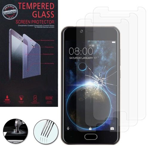 Lot / Pack De 3 Films Verre Trempé Pour Doogee Shoot 2 5.0" Protection D'écran