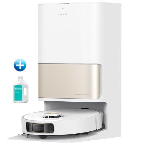 Aspirateur robot et laveur DREAME L10s Pro Ultra Heat combo Avec Solution nettoyante, Aspiration de 7 000 Pa, Extension de serpillière, Auto-Nettoyage Automatique des serpillières avec de l'eau Chaude