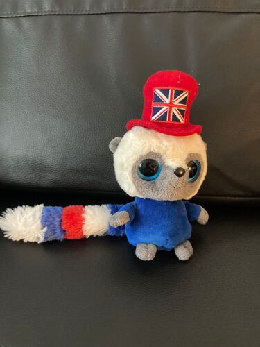 Peluche Doudou Anglais Gros Yeux Raton Laveuryoohoo & Friends 20 Cm