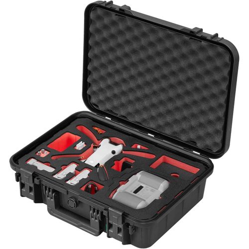 Mallette De Drone Ready To Fly Pour Dji Mini 4 Pro Fly More Combo,Télécommande Standard Ou Dji Rc 2,Étui De Protection Eco Étanche - Made In Germany