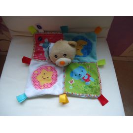 OURS DOUDOU PLAT EN PELUCHE EVEIL MUSICAL PARLE ET S'ALLUME 24 CM VTECH