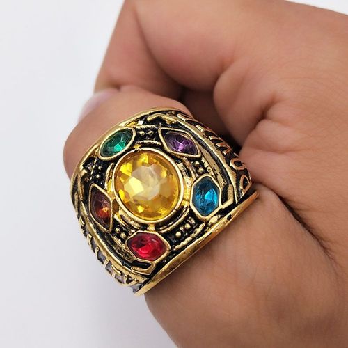 Anneau De Gantelet De Ligne De Temps De Dessin Animé Foreman, Cosplay, Alliage, Bijoux, Accessoire En Cristal, Nouveau