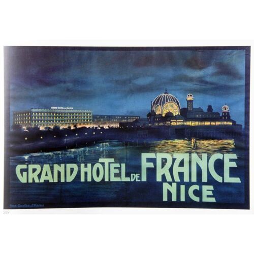 Affiche Nice Grand Hôtel France
