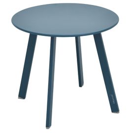 Table D'appoint De Jardin Ronde Saona - Diam. 50 Cm - Bleu Mat