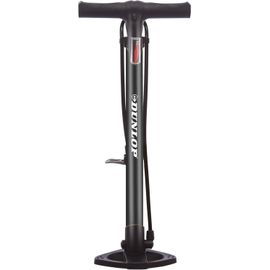 Subzonal-Dunlop Pompe À Vélo Avec Double Valve - Pas De/Avec Manomètre - Pompe À Pied Pour Velo Avec 2 Adapteurs - Pour Valve Dunlop, Presta Et Schrader - Pompe 11-12bar/ 160-180 Psi - Plastique - No