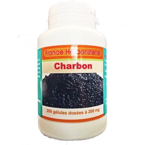 Gelules Charbon Végétal 200 Gélules Dosées À 200 Mg. 