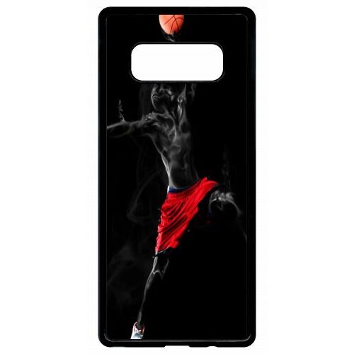 Coque Pour Smartphone - Basket - Compatible Avec Samsung Galaxy Note 8.0 - Plastique - Bord Noir