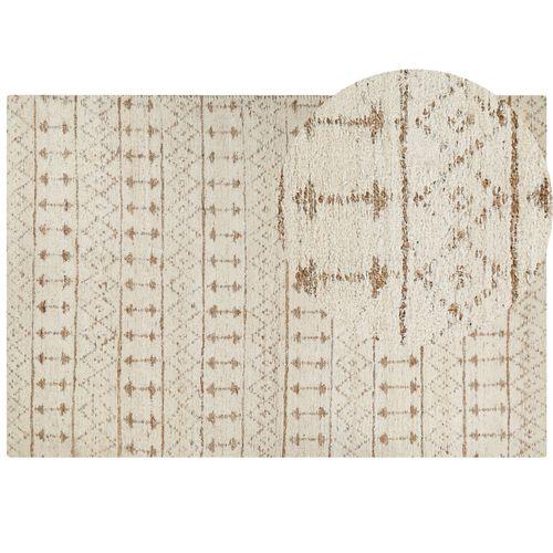 Tapis En Chanvre 200 X 300 Cm Beige Sanao