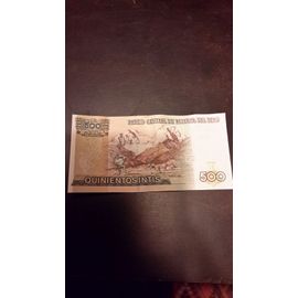500 Intis Billet Perou