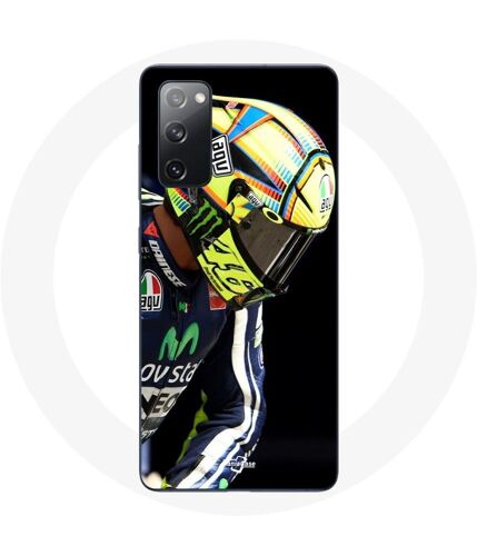 Coque Pour Samsung Galaxy S20 Fe Valentino Rossi Numéro 46 Pilote De Vitesse Moto