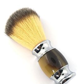 Brosse À Raser Synthétique Durable, Manche En Résine, Brosse De Voyage, Mousse Bien Avec Crème De Savon De Rasage Pour Hommes, Rasage Humide 