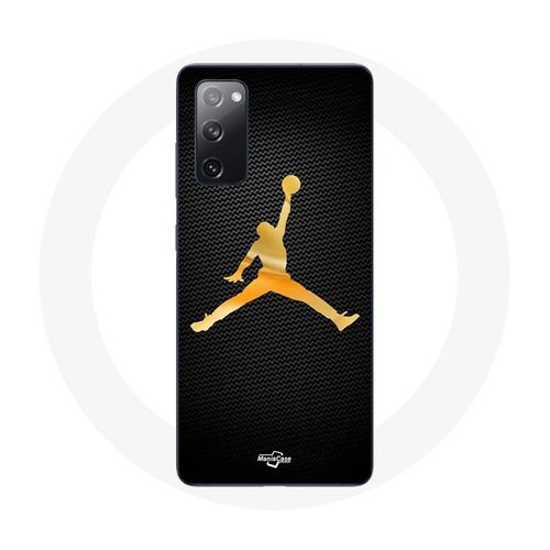 Coque Pour Samsung Galaxy S20 Fe Air Michael Jordan Logo Jaune