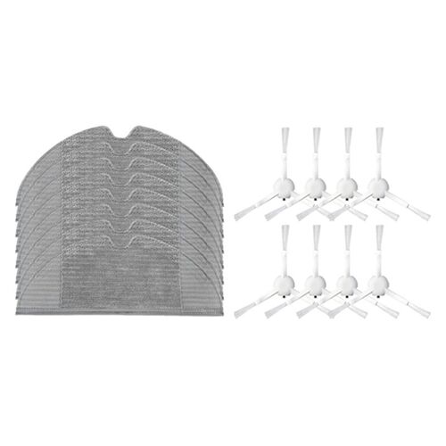 2 Pcs Aspirateur Pièces: 1 Set Brosse Latérale Filtre HEPA Chiffon De Vadrouille Outil De Nettoyage et 1 Ensemble de Vadrouille Chiffon Multi-usages Vadrouille
