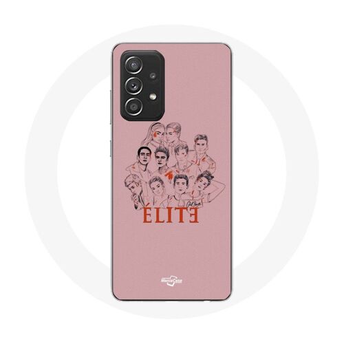 Coque Pour Samsung Galaxy A33 5g Elite Saison 5 Affiche Personnages Fanart Logo