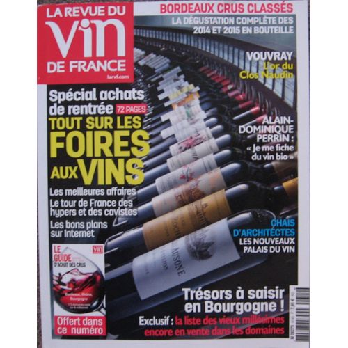 Rvf : La Revue Du Vin De France    N° 614 