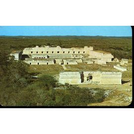 Carte Postale De Yucatan  (Mexique)  Vue Aérienne Du Nun's Quadrangle, Uxmal