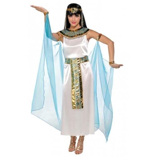 Amscan Costume Femme Cléopatre - Robe Cape Colerette Et Diademe