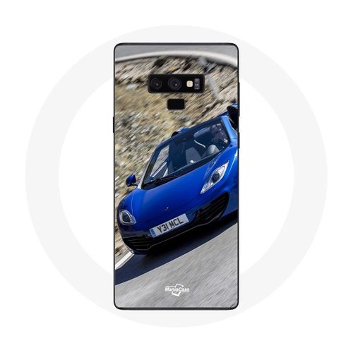 Coque Pour Samsung Galaxy Note 9 Formule 1 Mclaren Voiture Bleu
