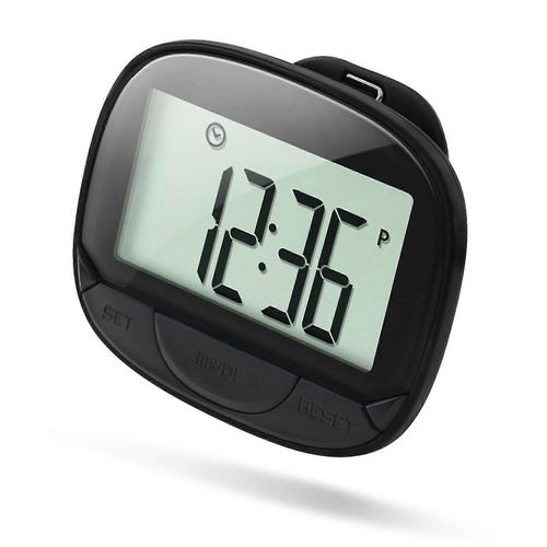 Podomètre 3d À Compteur De Pas Multifonctionnel Avec Clip Pour Tracker De Fitness Pour Le Suivi Des Pas / Distance De Marche / Calories Moniteur De Fitness Portable Wit