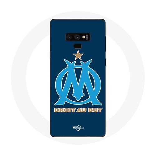 Coque Pour Samsung Galaxy Note 9 Olympique De Marseille Om Logo Bleu