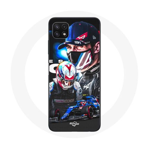 Coque Pour Samsung Galaxy A22 5g Formule 1 Esteban Ocon Pilote Automobile De F1