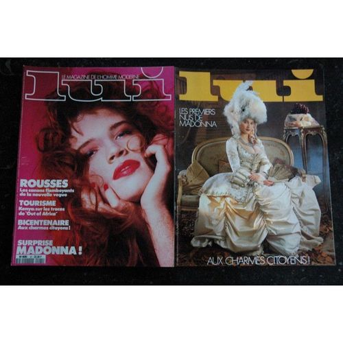 Lui 021 N° 21 Byron Newman Madonna Entierement Nue Integral 1ere Nudes Rousses Erotisme +Fascicule