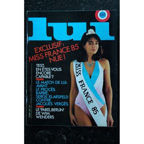 Lui 253 Dune Miss France 1985 Integral Nude Penthouse 205 Turbo Alpine V6 Newman